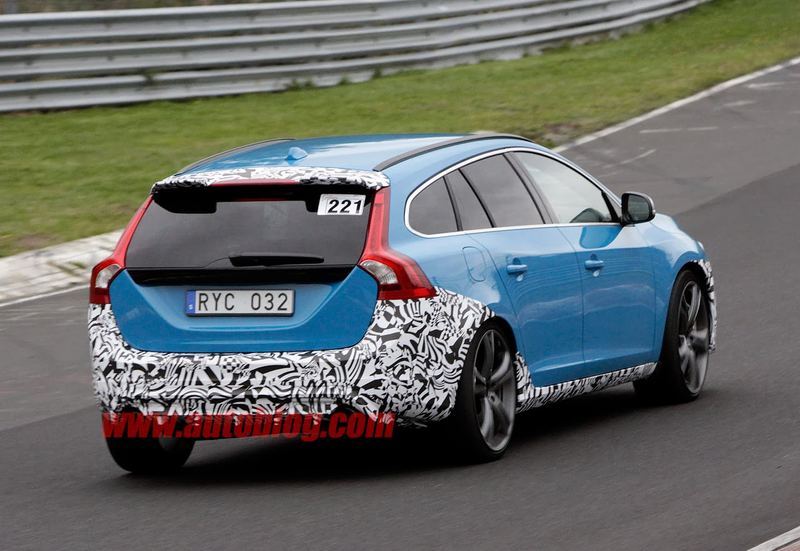 Illustration for article titled Volvo is developing a new V60 Polestar - spy shots